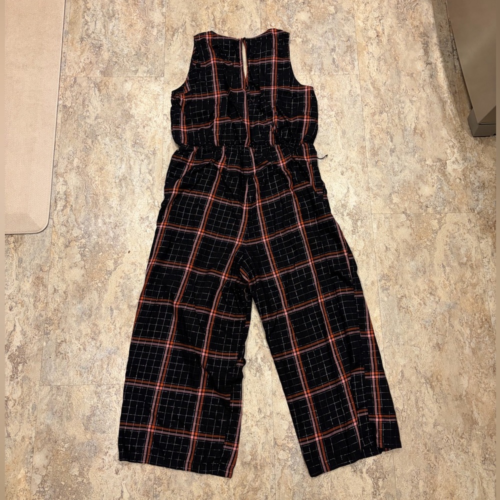 Plaid sleeveless jumpsuit - Old Navy - Picture 3 of 5